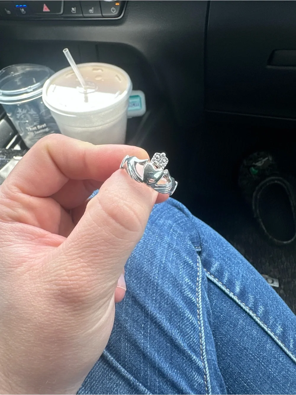 Sterling Silver Claddagh Ring - Silver